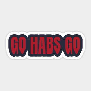 go habs go Sticker